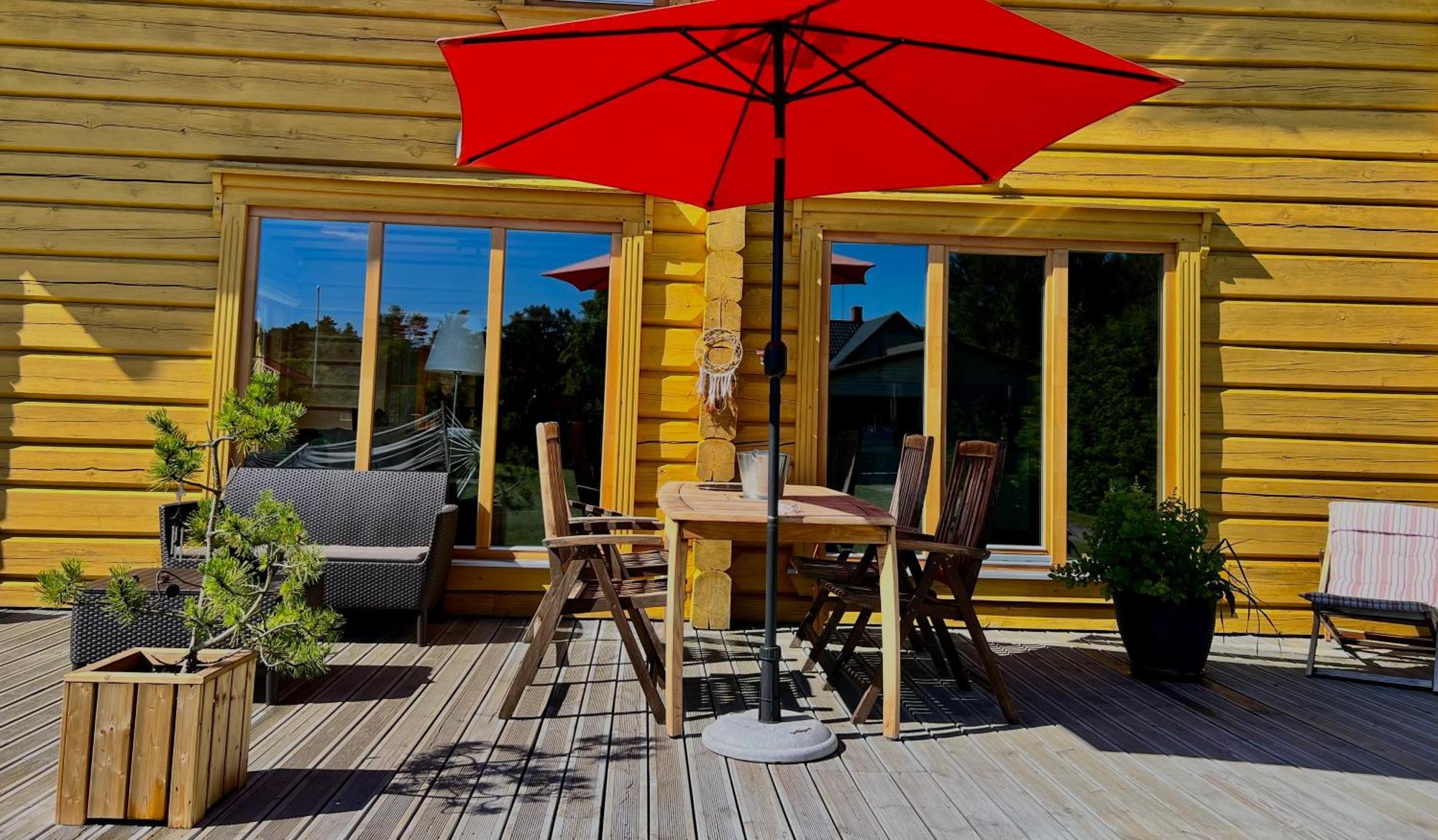 فيلا Eco-House Ainaži المظهر الخارجي الصورة